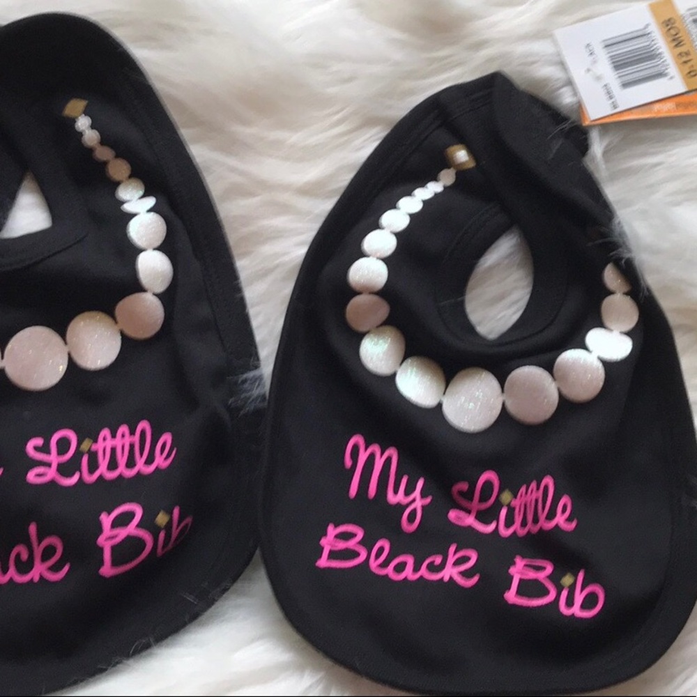 My little black bibs from Bloomingdales $12
